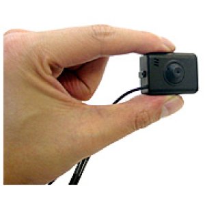 画像1: 特殊レンズ形状 マイク内蔵 超小型 カラーカメラ