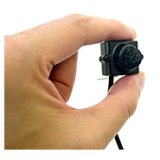 画像: 特殊レンズ形状 マイク内蔵 超小型 カラーカメラ