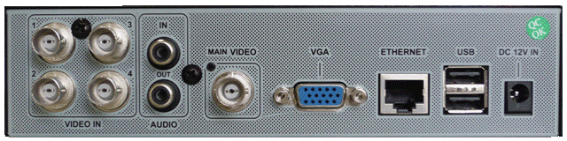 画像: スマートホン対応4chデジタルビデオレコーダー